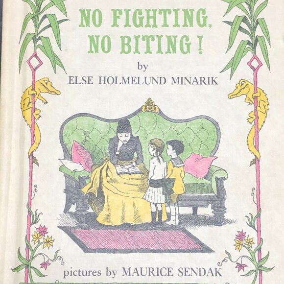 No Fighting, No Biting! by Else Holmelund Minarik I Can Read Book Vtg 1958 - Picture 8 of 10